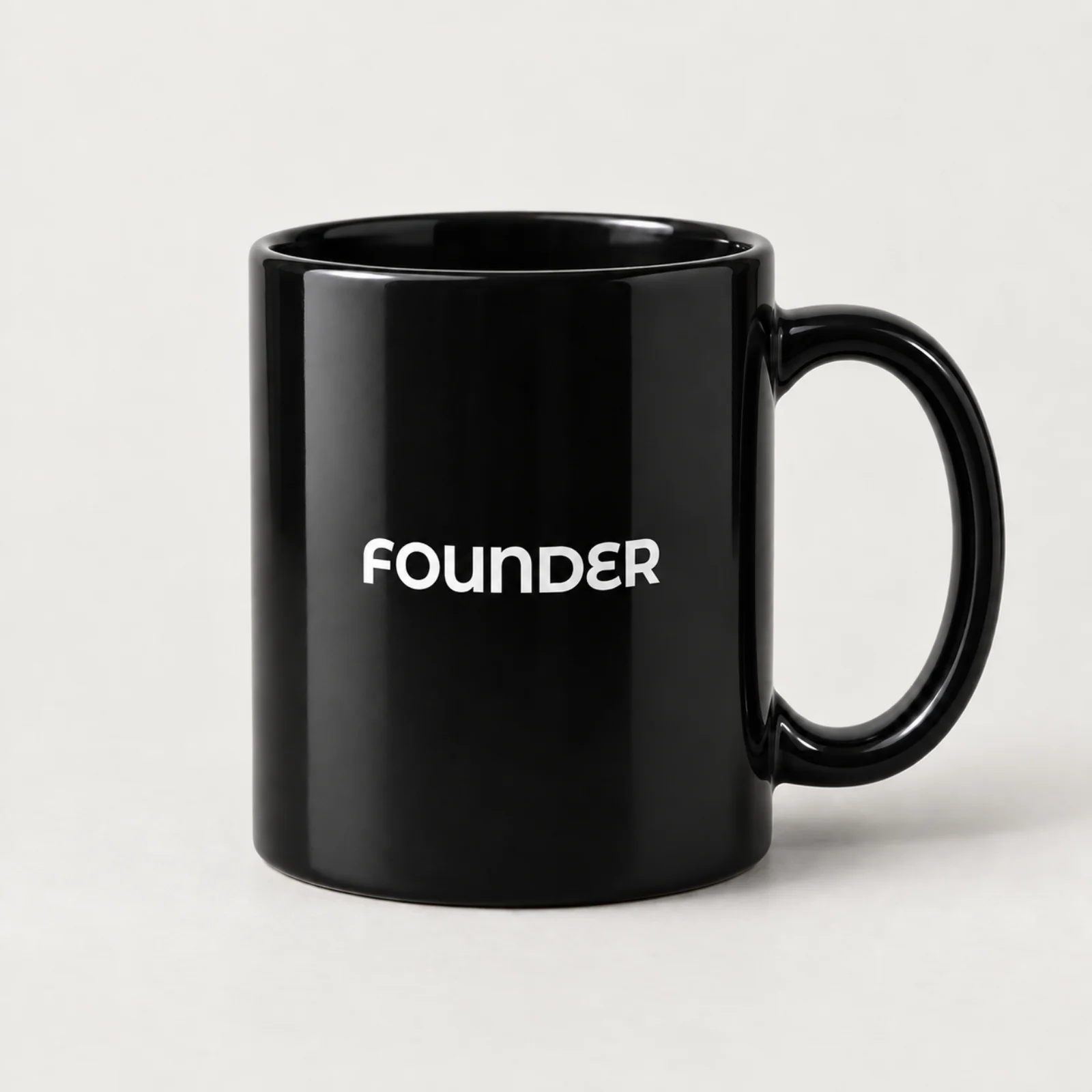 Tasse „Founder“ – Schwarz